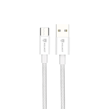 Helmet Cable USB to Type-C 20W 1.5M Nylon Series, Grey