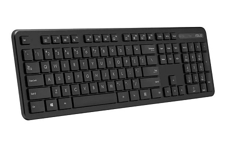 Wireless Keyboard & Mouse Asus CW100, 12 Fn keys, Slim, Low Profile, Low-noise, 800-1600dpi, 3 butto