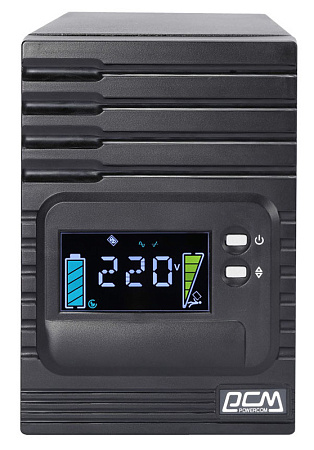 UPS PowerCom SPT-2000, 2000VA/1600W, Smart Line Interactive, Pure Sinewave, LCD, AVR, USB, 8xIEC