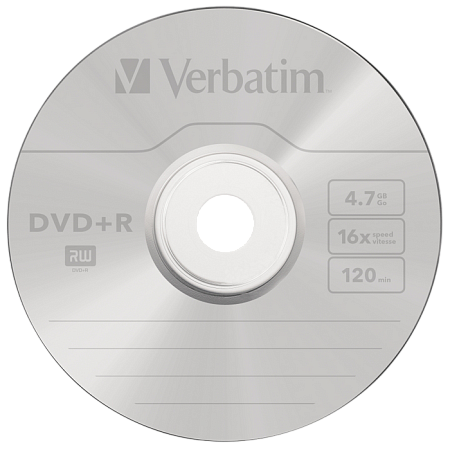 25*Cake DVD+R Verbatim, 4.7GB, 16x, 43500