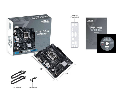 MB S1700 Asus PRIME H610M-D D4 mATX MB S1700 Asus PRIME H610M-D D4 mATX