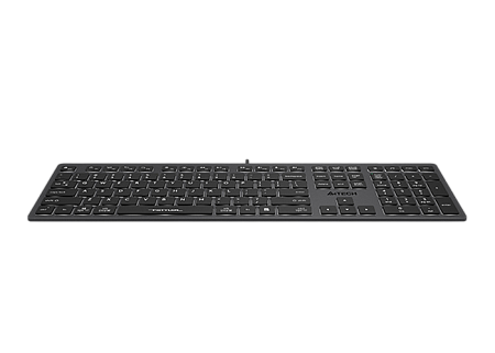 Keyboard A4Tech FX60, 12 Fn keys, Ultra slim, Scissor Switch Keys, Chocolate Keycaps, Splash Proof, 