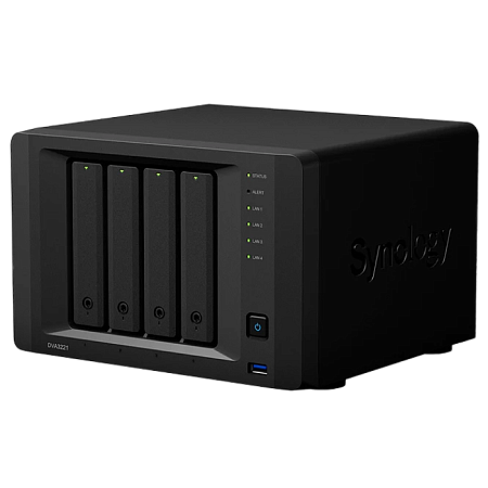 Сетевое хранилище SYNOLOGY DVA3221, Чёрный