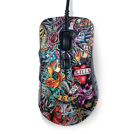 Gaming Mouse Qumo Splash, Optical,1200-3200 dpi, 6 buttons, Soft Touch, 7 color backlight, USB 