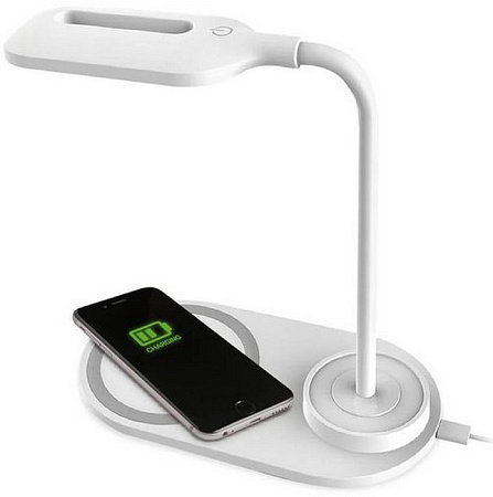 Platinet Desk Lamp Wirless Charger 5W White [45247]