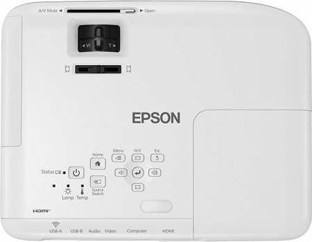 LCD Проектор Epson EB-W06, 3700ANSI Lumens, WXGA (1280 x 800)