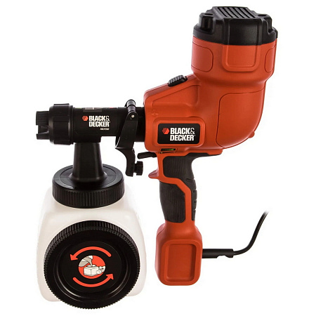 Sprayer Black+Decker (HVLP200-QS) 400W, 0.34l/min Sprayer Black+Decker (HVLP200-QS) 400W, 0.34l/min