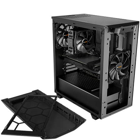 Case ATX be quiet! Pure Base 500, w/o PSU, 2x140mm, Insulation mats, PSU shroud, Dust filter, Temper