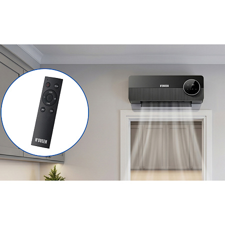 NOVEEN Air Curtain HC3599 Smart, X-Line, Tuya, Wi-Fi, Black