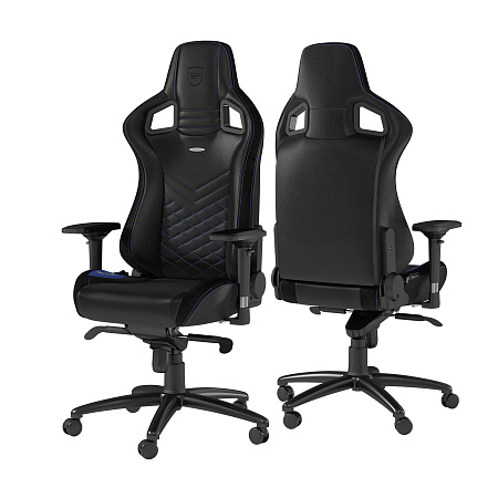 Gaming Chair Noble Epic NBL-PU-BLU-002 Black/Blue, User max load up to 120kg / height 165-180cm