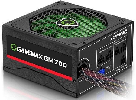 Power Supply ATX 700W GAMEMAX GM-700, 80+ Bronze, 140mm, Active PFC+Double tube forward, DC/DC, Full