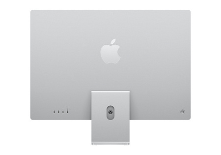 Моноблок Apple iMac A2438, 24", M1 with 8-core CPU and 8-core GPU, 8Гб/256Гб, macOS Big Sur, Серебристый