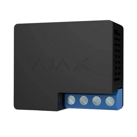 Ajax Wireless Smart Power Relay "WallSwitch", Black, Energy Monitoring, up to 3 kW