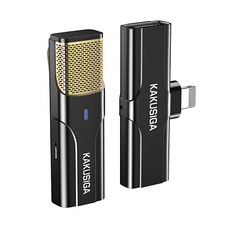 Ksiga Wireless Microphone System KSC-1106 Lightning, Black Ksiga Wireless Microphone System KSC-1106 Lightning, Black