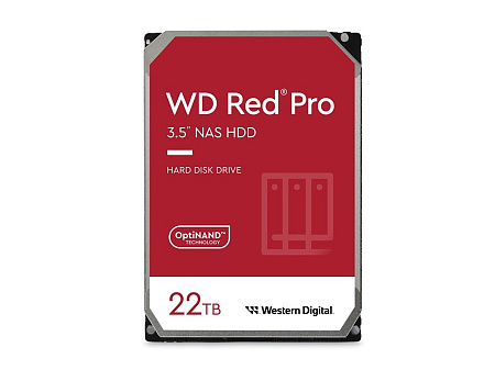 Жесткий диск Western Digital WD Red Pro, 3.5", 22 TB <WD221KFGX>