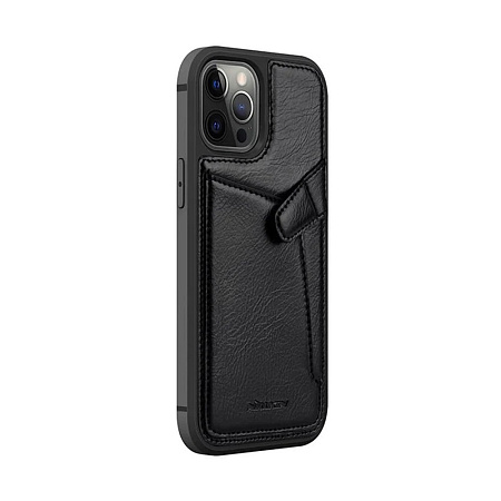 Nillkin Case Leather iPhone 12/ 12 Pro Aoge, Black