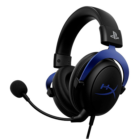 Игровая Гарнитура HyperX Cloud Blue PS5, Проводной аналоговый, Черный/Синий