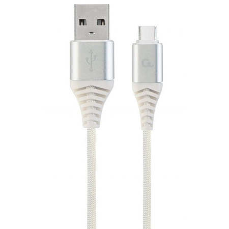 Зарядный кабель Cablexpert CC-USB2B-AMCM-1M-BW2, USB Type-C/USB Type-A, 1м, Белый
