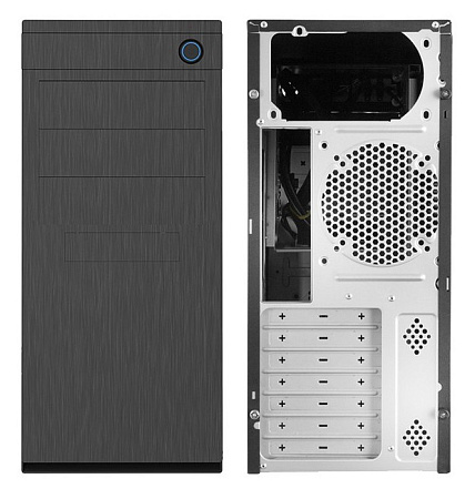 Case ATX Chieftec HC-10B-OP, w/o PSU, 0.6mm, 2xUSB3.0, 2xUSB2.0, 1xUSB-C, 1x2.5", 4x3.5", 3x5.25", B