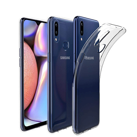 Helmet Case TPU Soft Samsung A10S, Clear