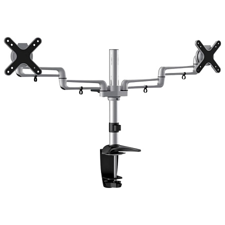 Table/desk stand for 2 monitors Reflecta FLEXO Desk 23-1010D 12"-23", 75x75,100x100, 8kg/bracket.
