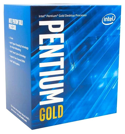 CPU Intel Pentium G6400 4.0GHz (2C/4T, 4MB, S1200, 14nm,Integrated UHD Graphics 610, 58W) Box CPU Intel Pentium G6400 4.0GHz (2C/4T, 4MB, S1200, 14nm,Integrated UHD Graphics 610, 58W) Box