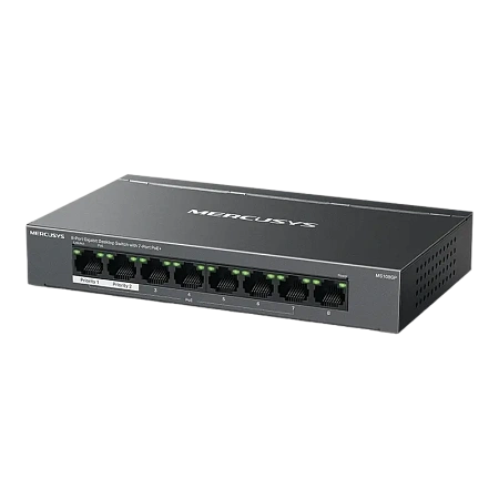 PoE коммутатор MERCUSYS MS108GP, 7x PoE+ PoE коммутатор MERCUSYS MS108GP, 7x PoE+