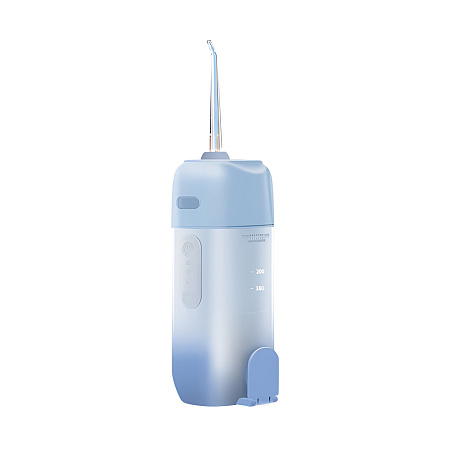 Bomstom Electric Water Flosser 200ml 3 Modes Compact Telescopic, Blue