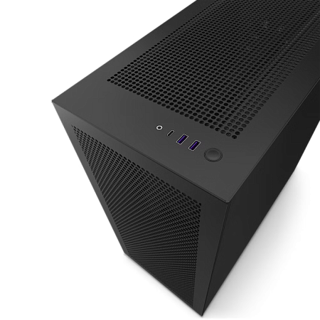 Case ATX NZXT H7 Flow, 2x120mm, Mesh Front, Tempered Glass, Dust Filter, 2xUSB 3.2, 1xUSB-C, 2x3.5",