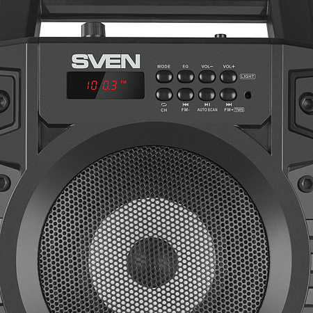 Speakers SVEN "PS-440" 20w, Black, TWS, Bluetooth, FM, USB, microSD, LED-display, RC, 2x2000mA* Speakers SVEN "PS-440" 20w, Black, TWS, Bluetooth, FM, USB, microSD, LED-display, RC, 2x2000mA*