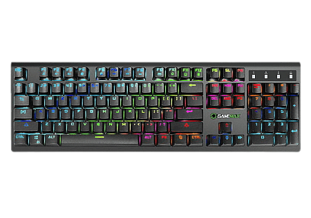 Gaming Keyboard Gamemax KG801, Mechanical, FN Keys, Anti-Ghosting, RGB, EN layout, Black.USB Gaming Keyboard Gamemax KG801, Mechanical, FN Keys, Anti-Ghosting, RGB, EN layout, Black.USB
