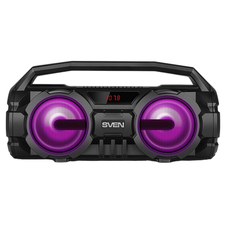Speakers SVEN "PS-415" 12w, Black, Bluetooth, Karaoke, microSD, FM, AUX, USB, power:1500mA, DC5V Speakers SVEN "PS-415" 12w, Black, Bluetooth, Karaoke, microSD, FM, AUX, USB, power:1500mA, DC5V