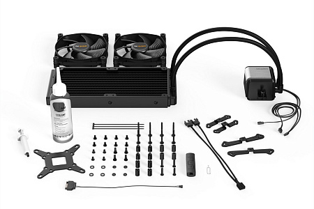 AIO Liquid Cooling be quiet! "Silent Loop 2 240mm" (16,8-38.3dB, 2x120mm, PWM, 2200RPM, 73.4 CFM, Pu AIO Liquid Cooling be quiet! "Silent Loop 2 240mm" (16,8-38.3dB, 2x120mm, PWM, 2200RPM, 73.4 CFM, Pu