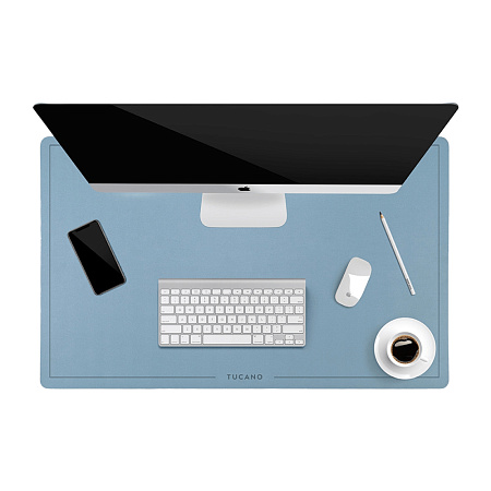 Tucano Desk Pad Neoprene (670 x 420 x 3 mm), Sky Blue