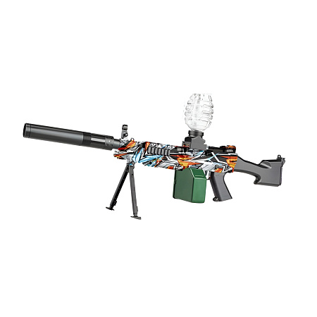 Electric Gel Water Gun Toy Blaster Model M249 LYM-018B-2 Electric Gel Water Gun Toy Blaster Model M249 LYM-018B-2
