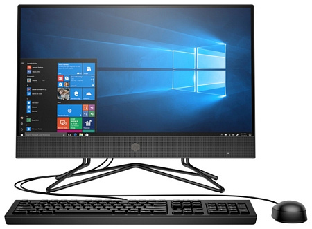 HP AIO 200 G4 Black (21.5" FHD IPS Core i5-10210U 1.6-4.2GHz, 8GB, 256GB, DVD-RW, DOS)
