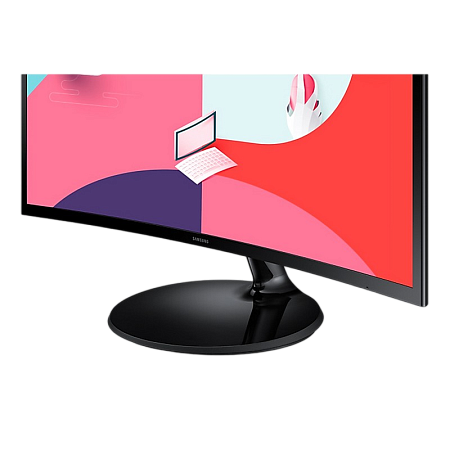 23.5" SAMSUNG S24C360EA Black, Curved-VA, 1920x1080, 75Hz, FreeSync, 4ms,250cd,MegaDCR,D-Sub+HDMI