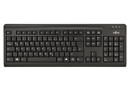 Keyboard Fujitsu KB410 USB Black RU/US