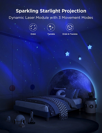 Световой проектор GOVEE Star Light Projector, 18 White Noise Options