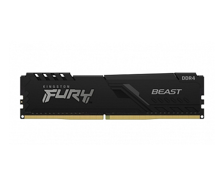 .8GB DDR4-3200MHz  Kingston FURY Beast (Kit of 2x4GB) (KF432C16BBK2/8), CL16-18-18, 1.35V, Black