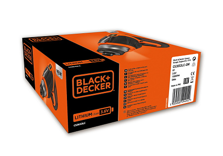 Screwdriver Black+Decker (CS3653LC-QW) 3.6V, 6 Nm, Revers