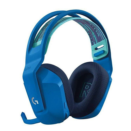 Gaming Wireless Headset Logitech G733, 40mm drivers, 20-20kHz, 39 Ohm, 87.5dB, 278g, 29h, BLUE VO!CE Gaming Wireless Headset Logitech G733, 40mm drivers, 20-20kHz, 39 Ohm, 87.5dB, 278g, 29h, BLUE VO!CE
