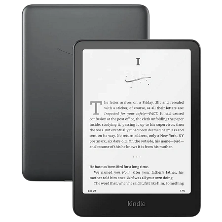 Электронная книга Amazon Kindle Paperwhite (12th Gen) 2024 Signature Edition, Metallic Black, acer,asus,lenovo,hp,dell,планшеты,чехол для планшета, подставка для ноутбука, зарядка для ноутбука