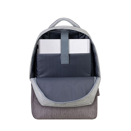 Backpack Rivacase 7562, for Laptop 15,6" & City bags, Gray/Mocha