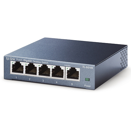 .5-port 10/100/1000Mbps Switch TP-LINK "TL-SG105", steel case .5-port 10/100/1000Mbps Switch TP-LINK "TL-SG105", steel case