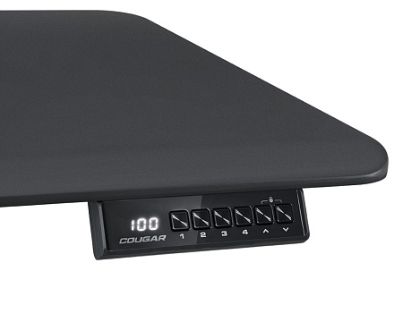 Office Electric Desk Cougar Royal Mossa black, Width 1200mm, Depth 600mm,Heigh 720-1150mm, Weight 80