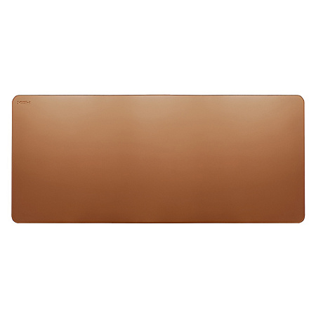 MIIIW Mouse Pad Monochrome leather Size XL (900 x 400 x 2 mm), Brown