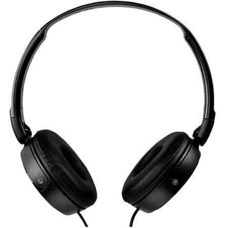 Headphones  SONY  MDR-ZX310APB, Mic on cable,  4pin 3.5mm jack L-shaped, Cable: 1.2m, Black