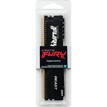 16GB DDR4-3200MHz  Kingston FURY Beast (KF432C16BB1/16), CL16-18-18, 1.35V, Intel XMP 2.0, Black