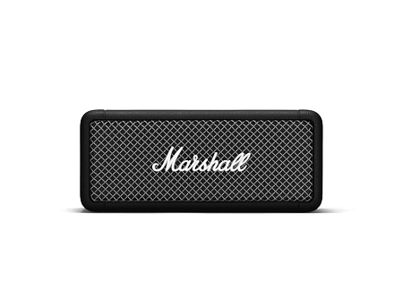 Marshall EMBERTON Portable Bluetooth Speaker - Black and Brass